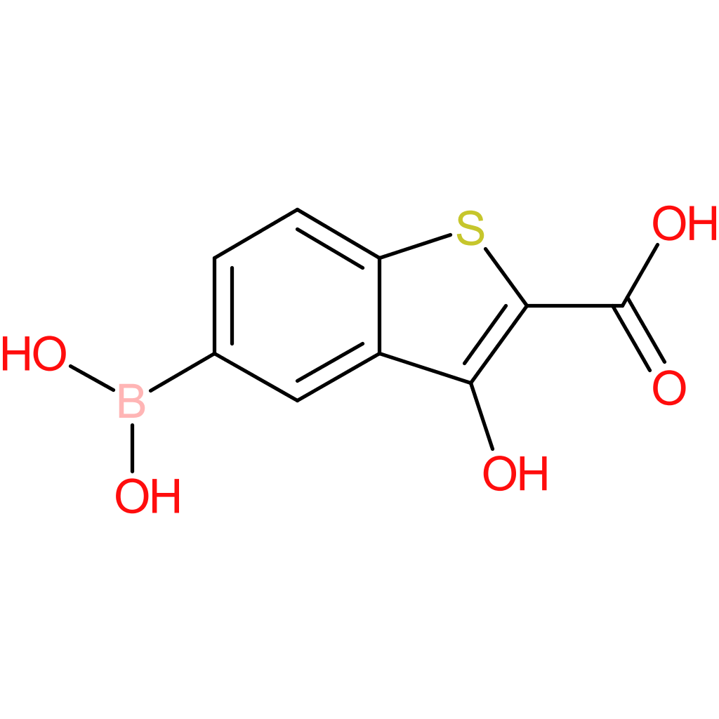 2-carboxy-3-hydroxybenzothiophene-5-boronic acid