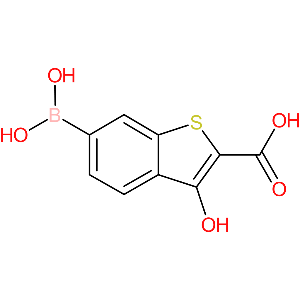 2-carboxy-3-hydroxybenzothiophene-6-boronic acid
