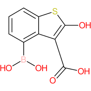 3-carboxy-2-hydroxybenzothiophene-4-boronic acid