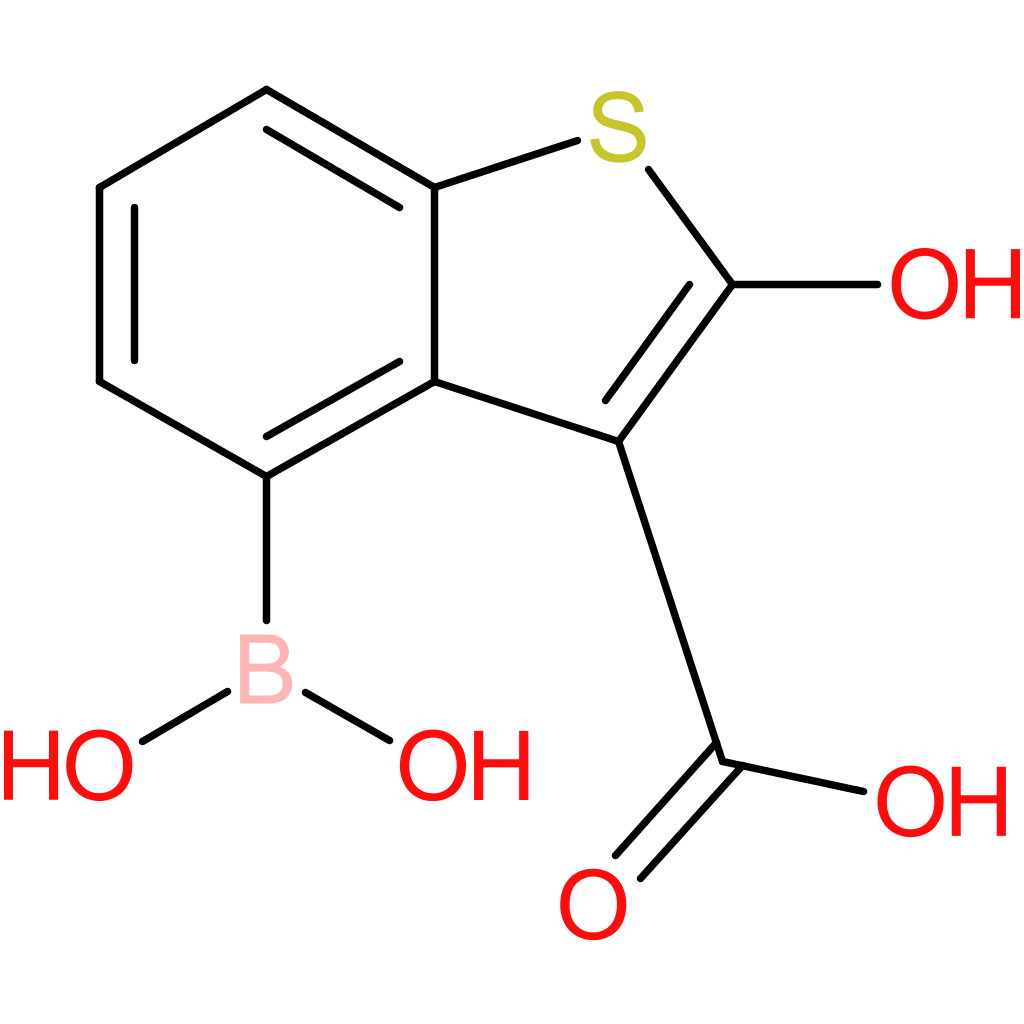 3-carboxy-2-hydroxybenzothiophene-4-boronic acid