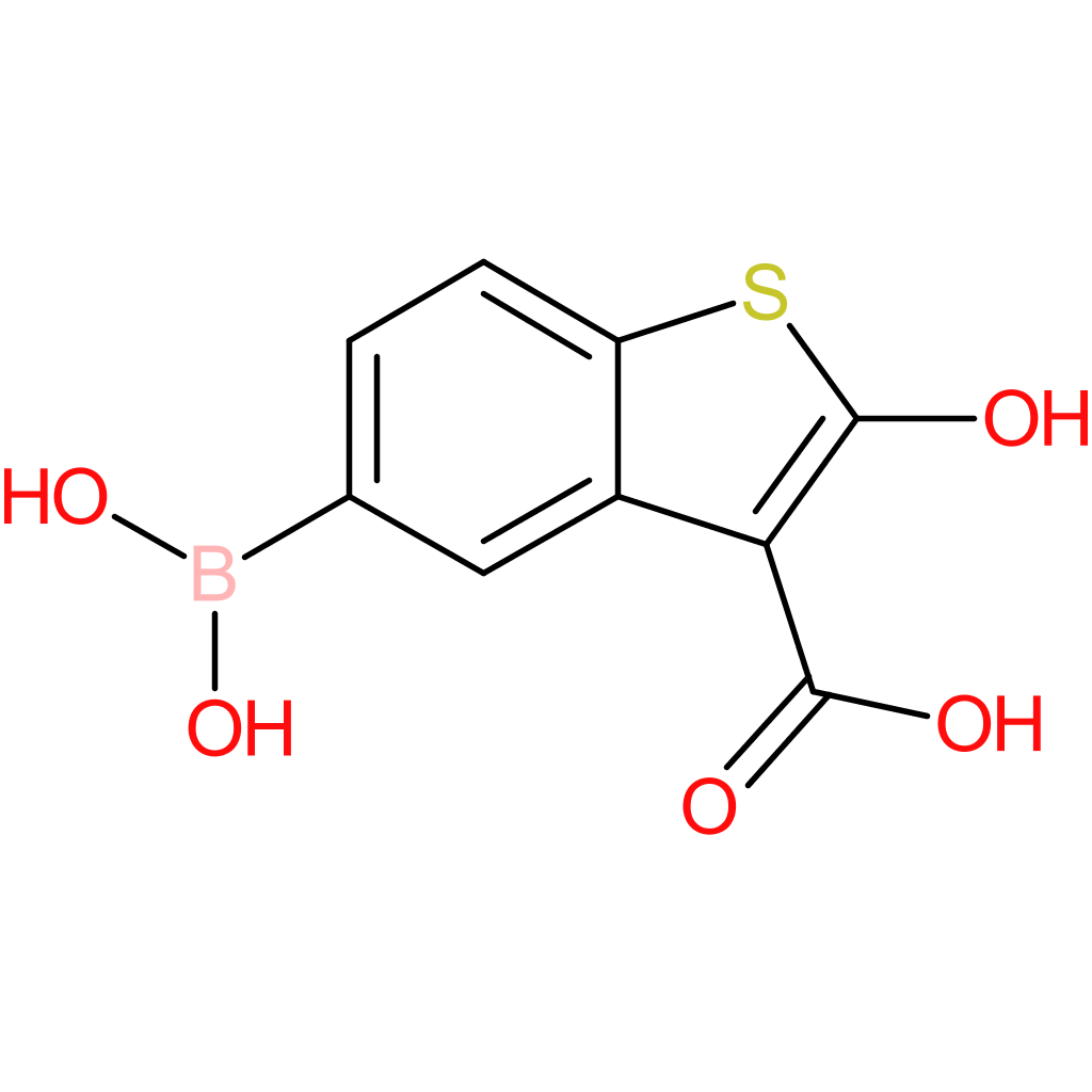 3-carboxy-2-hydroxybenzothiophene-5-boronic acid