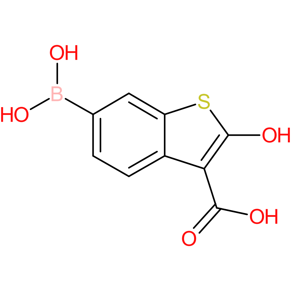 3-carboxy-2-hydroxybenzothiophene-6-boronic acid