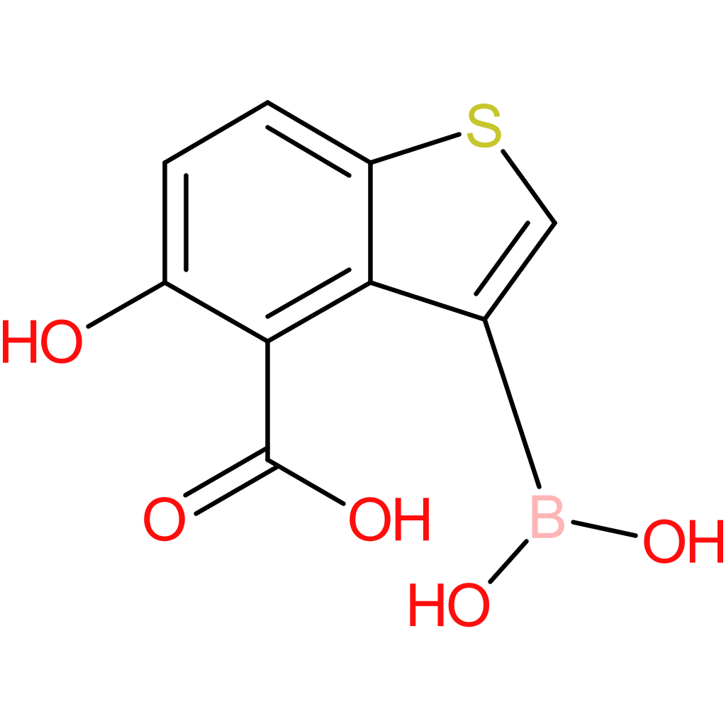4-carboxy-5-hydroxybenzothiophene-3-boronic acid