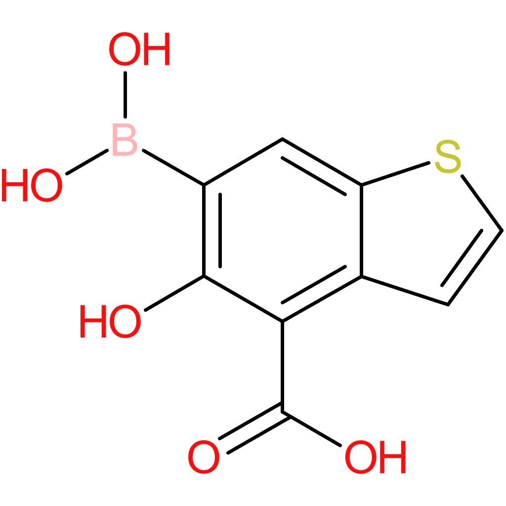 4-carboxy-5-hydroxybenzothiophene-6-boronic acid