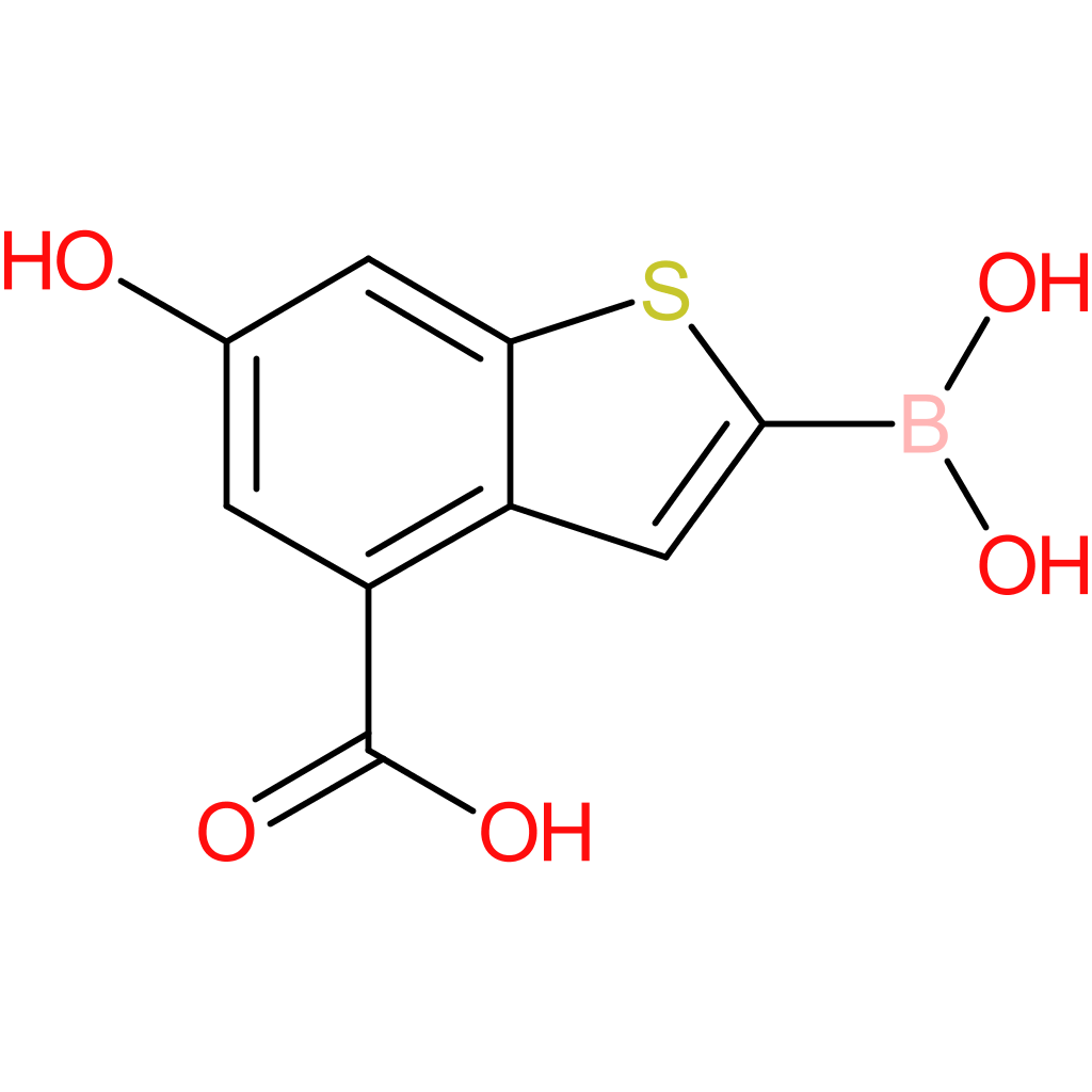 4-carboxy-6-hydroxybenzothiophene-2-boronic acid