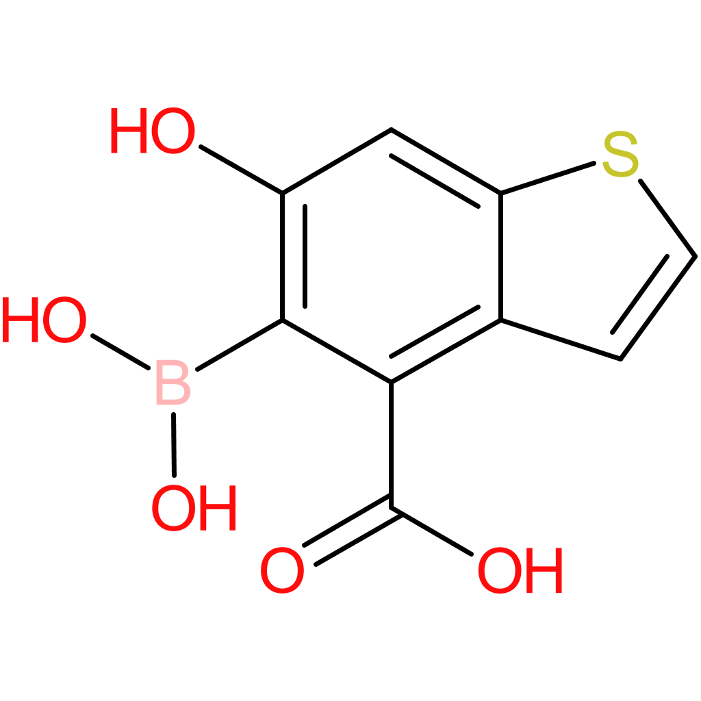 4-carboxy-6-hydroxybenzothiophene-5-boronic acid