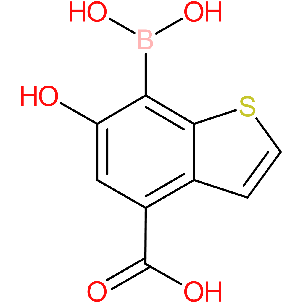 4-carboxy-6-hydroxybenzothiophene-7-boronic acid