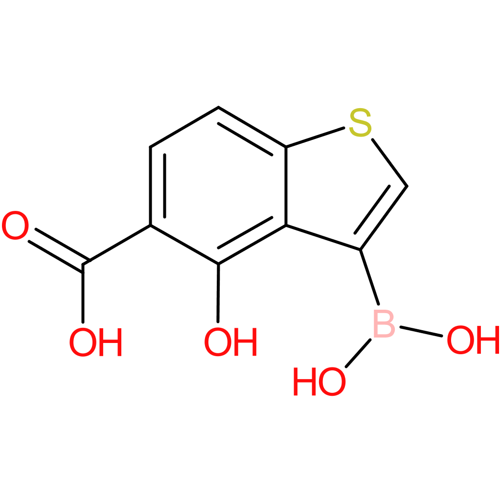 5-carboxy-4-hydroxybenzothiophene-3-boronic acid