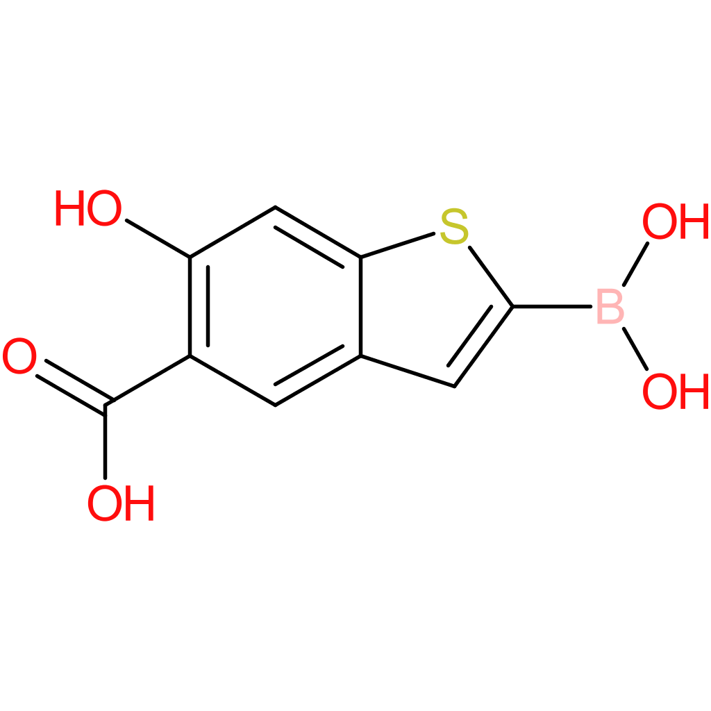 5-carboxy-6-hydroxybenzothiophene-2-boronic acid