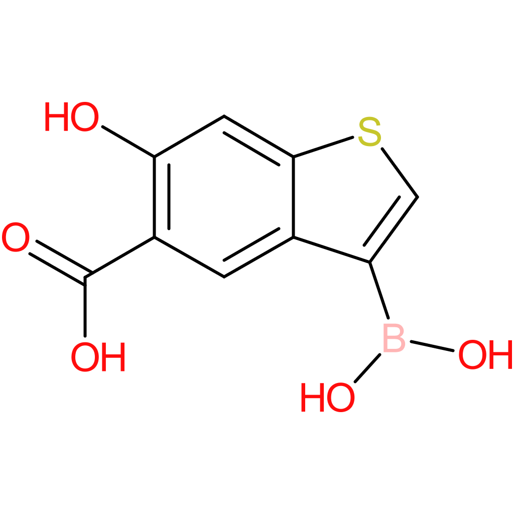 5-carboxy-6-hydroxybenzothiophene-3-boronic acid