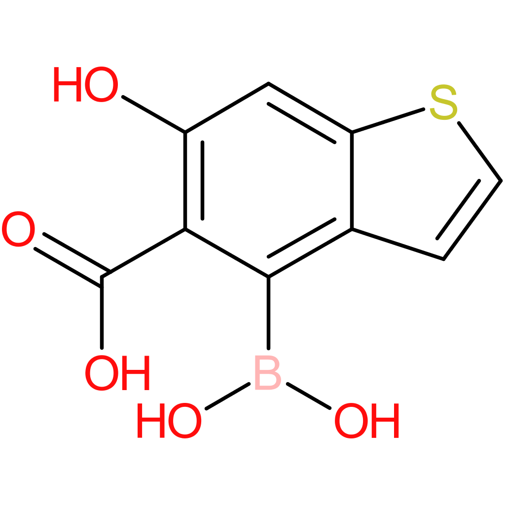 5-carboxy-6-hydroxybenzothiophene-4-boronic acid