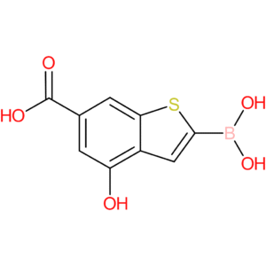 6-carboxy-4-hydroxybenzothiophene-2-boronic acid