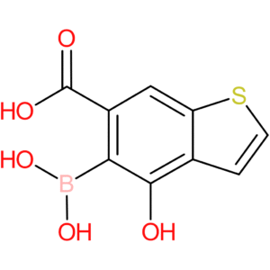 6-carboxy-4-hydroxybenzothiophene-5-boronic acid