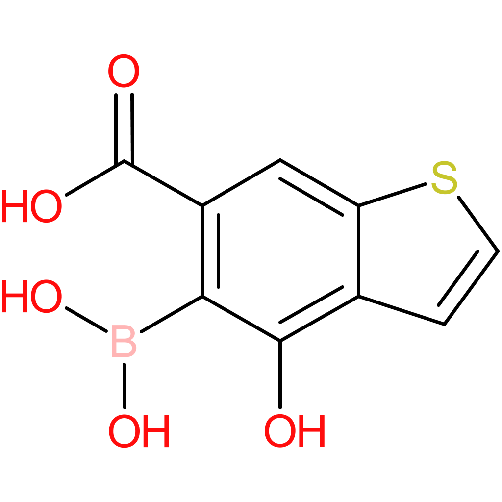 6-carboxy-4-hydroxybenzothiophene-5-boronic acid