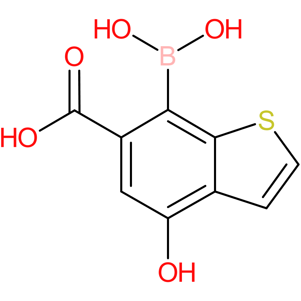 6-carboxy-4-hydroxybenzothiophene-7-boronic acid