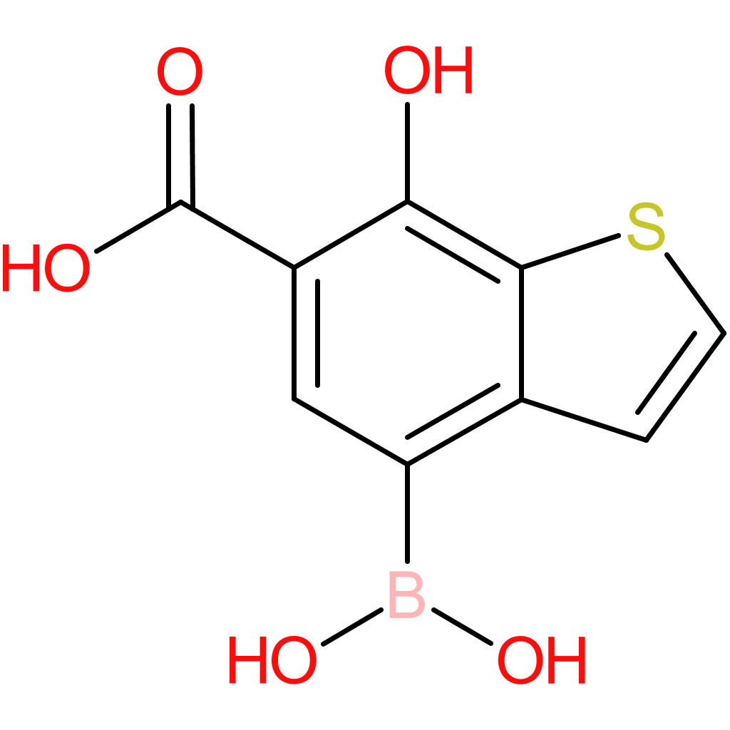 6-carboxy-7-hydroxybenzothiophene-4-boronic acid