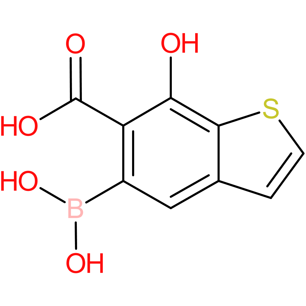 6-carboxy-7-hydroxybenzothiophene-5-boronic acid