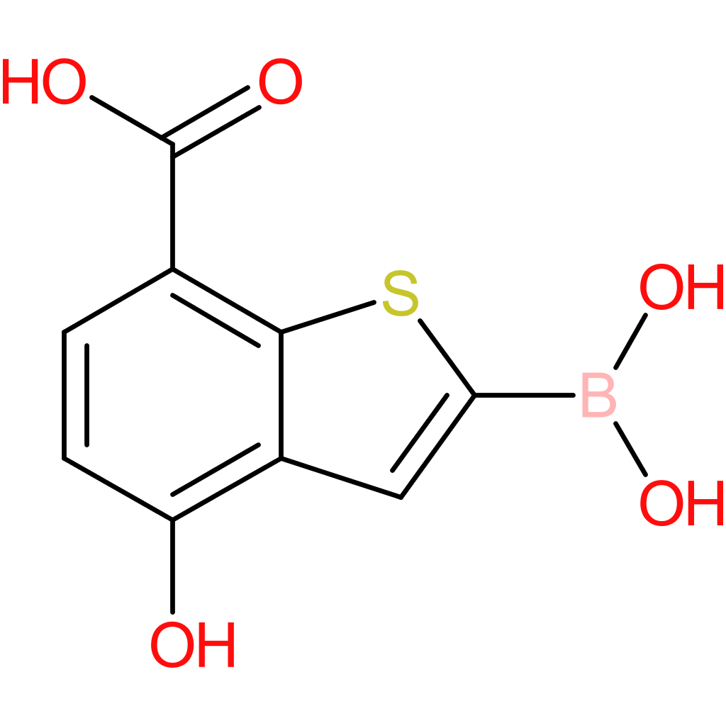7-carboxy-4-hydroxybenzothiophene-2-boronic acid