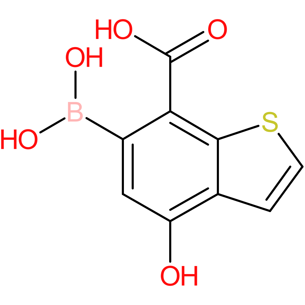 7-carboxy-4-hydroxybenzothiophene-6-boronic acid