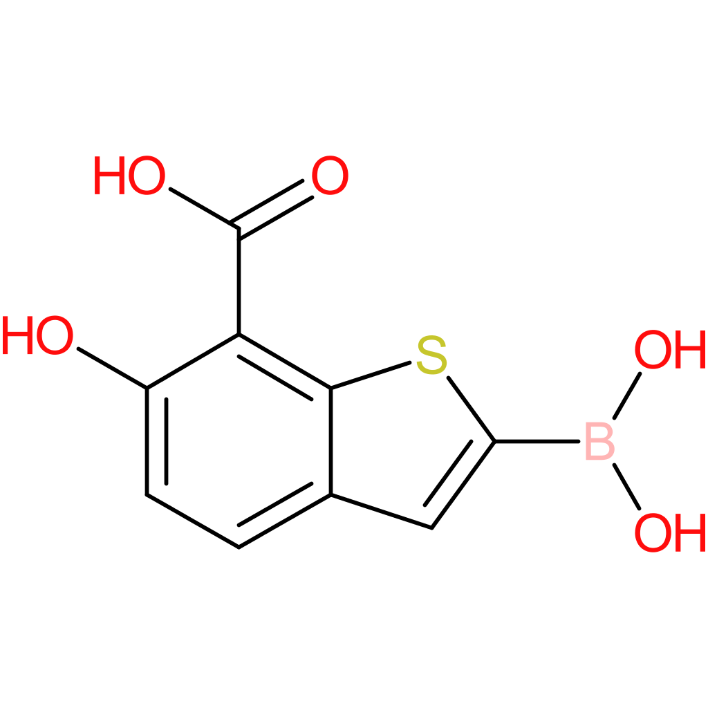 7-carboxy-6-hydroxybenzothiophene-2-boronic acid