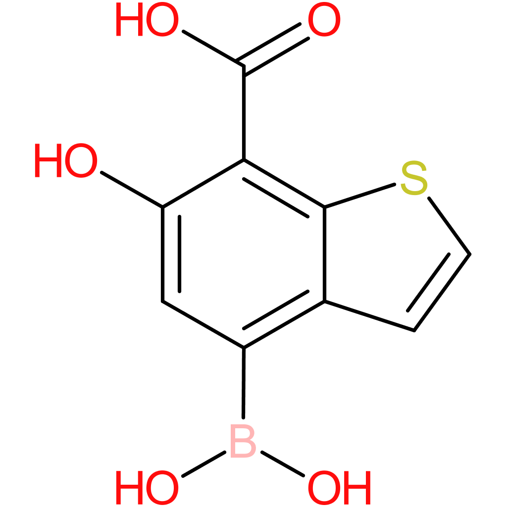 7-carboxy-6-hydroxybenzothiophene-4-boronic acid
