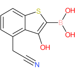 2-borono-3-hydroxybenzothiophene-4-acetonitrile