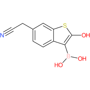 3-borono-2-hydroxybenzothiophene-6-acetonitrile
