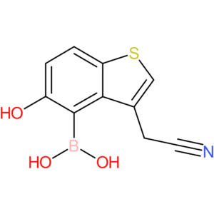 4-borono-5-hydroxybenzothiophene-3-acetonitrile