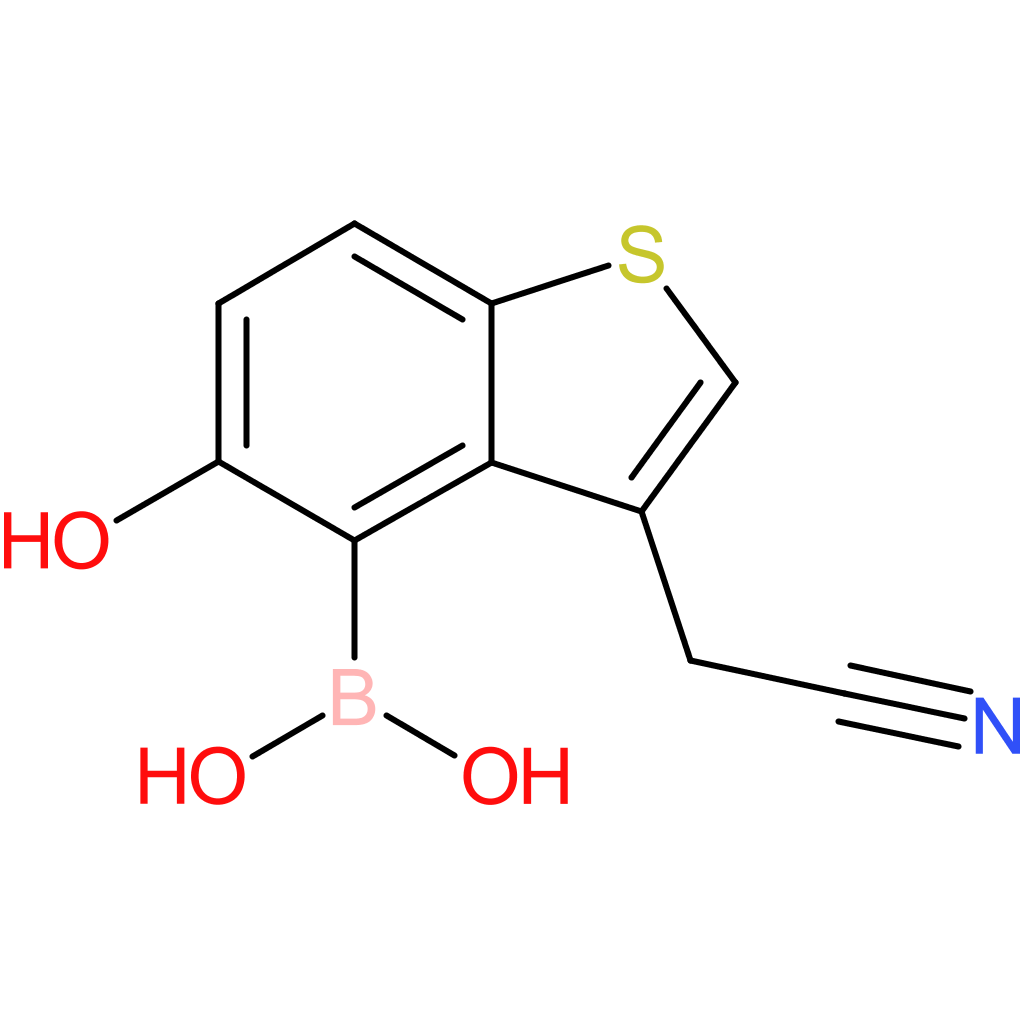4-borono-5-hydroxybenzothiophene-3-acetonitrile