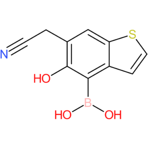 4-borono-5-hydroxybenzothiophene-6-acetonitrile