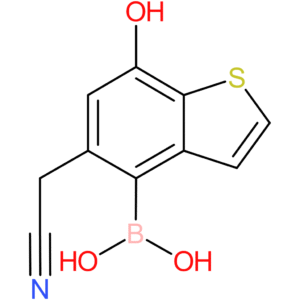4-borono-7-hydroxybenzothiophene-5-acetonitrile