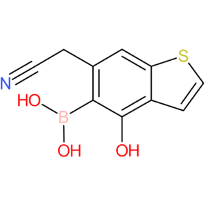 5-borono-4-hydroxybenzothiophene-6-acetonitrile