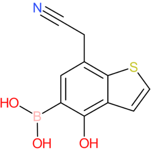 5-borono-4-hydroxybenzothiophene-7-acetonitrile