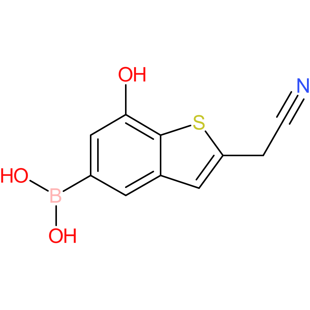 5-borono-7-hydroxybenzothiophene-2-acetonitrile