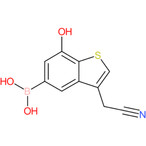 5-borono-7-hydroxybenzothiophene-3-acetonitrile