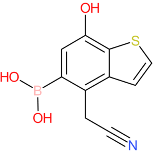 5-borono-7-hydroxybenzothiophene-4-acetonitrile