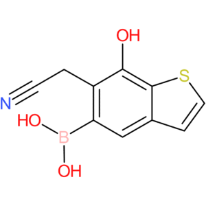 5-borono-7-hydroxybenzothiophene-6-acetonitrile