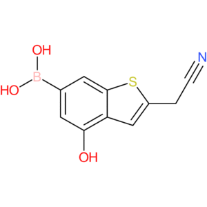 6-borono-4-hydroxybenzothiophene-2-acetonitrile