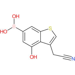 6-borono-4-hydroxybenzothiophene-3-acetonitrile