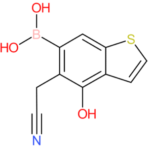 6-borono-4-hydroxybenzothiophene-5-acetonitrile