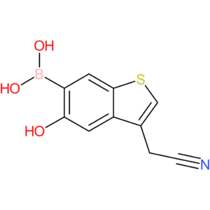 6-borono-5-hydroxybenzothiophene-3-acetonitrile