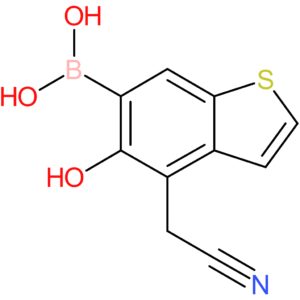 6-borono-5-hydroxybenzothiophene-4-acetonitrile