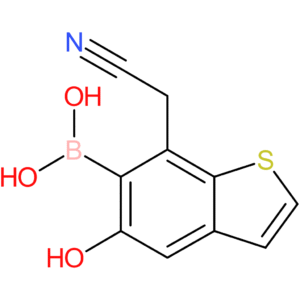 6-borono-5-hydroxybenzothiophene-7-acetonitrile