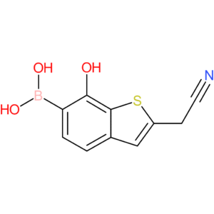 6-borono-7-hydroxybenzothiophene-2-acetonitrile