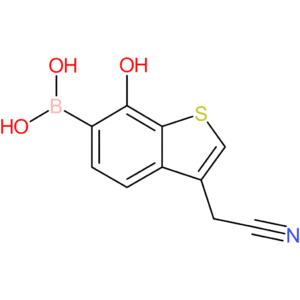 6-borono-7-hydroxybenzothiophene-3-acetonitrile
