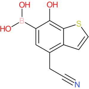 6-borono-7-hydroxybenzothiophene-4-acetonitrile