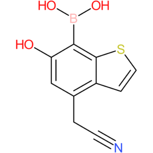 7-borono-6-hydroxybenzothiophene-4-acetonitrile