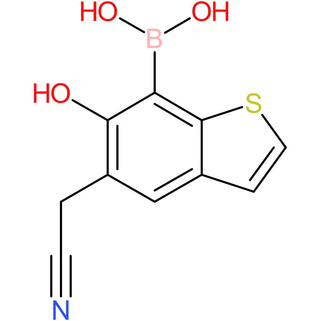 7-borono-6-hydroxybenzothiophene-5-acetonitrile