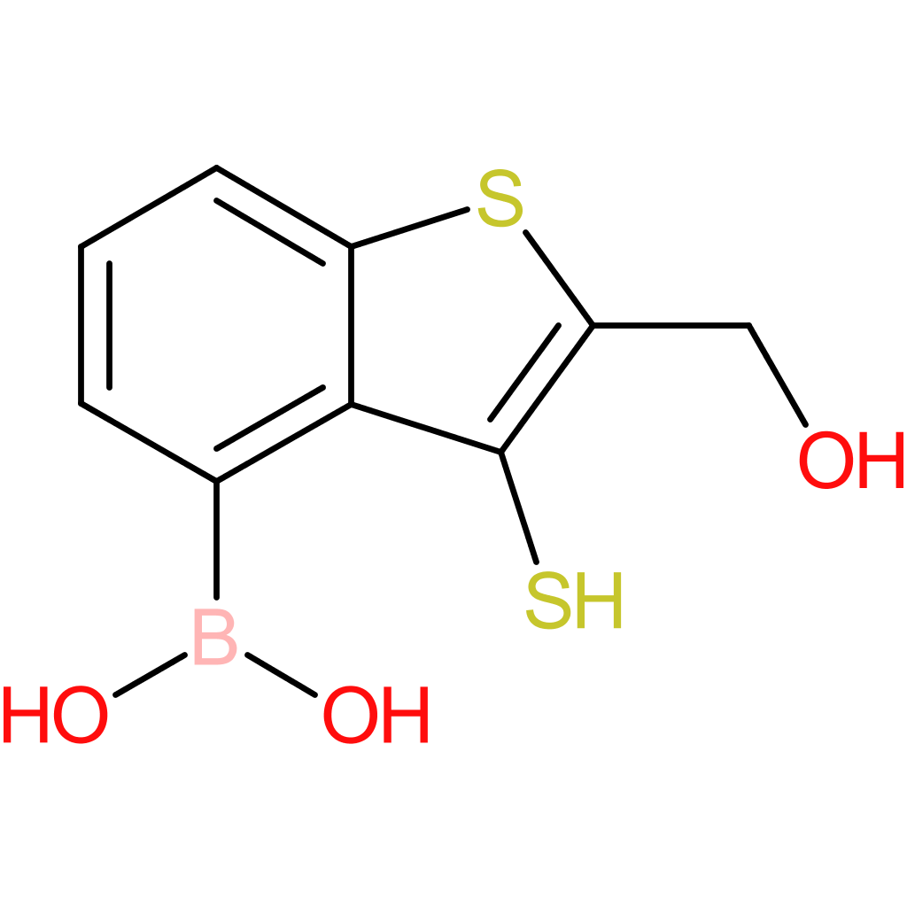 2-(hydroxymethyl)-3-mercaptobenzothiophene-4-boronic acid