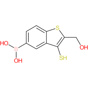 2-(hydroxymethyl)-3-mercaptobenzothiophene-5-boronic acid